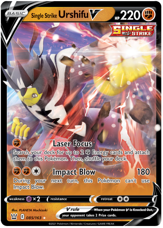 urshifu pokemon card price Single Strike Vmax - TG29/TG30 - Brilliant Stars - Trainer Gallery Darkness Darkness Pokemon Battle Styles Single Strike