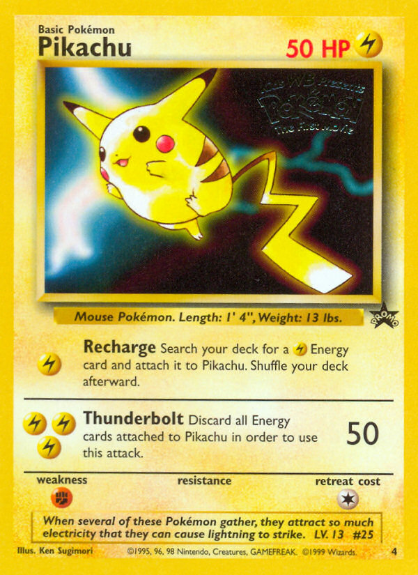 pikachu pokemon go promo card Pikachu (4) [Wizards of the Coast: Black Star Promos]