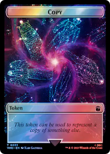 cyberman cards mtg Magic The Gathering - Universes Beyond - Doctor Who - Tokens cyberman 2.0 // Commander (Ashad,