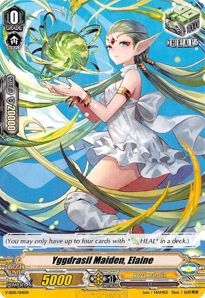 Yggdrasil Maiden, Elaine (V-SD01/014EN) [2018 Free Experience Deck 