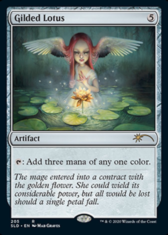mtg gilded cards Gilded Lotus [Secret Lair Drop Series]