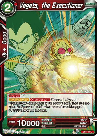 Vegeta, the Executioner (EB1-004) [Battle Evolution Booster]