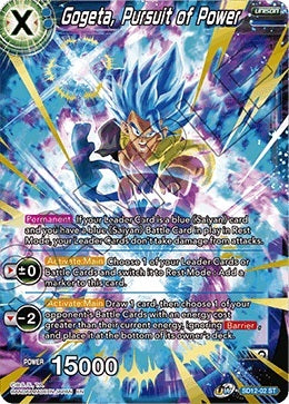 Gogeta, Pursuit of Power (SD12-02) [Rise of the Unison Warrior 2nd Edi