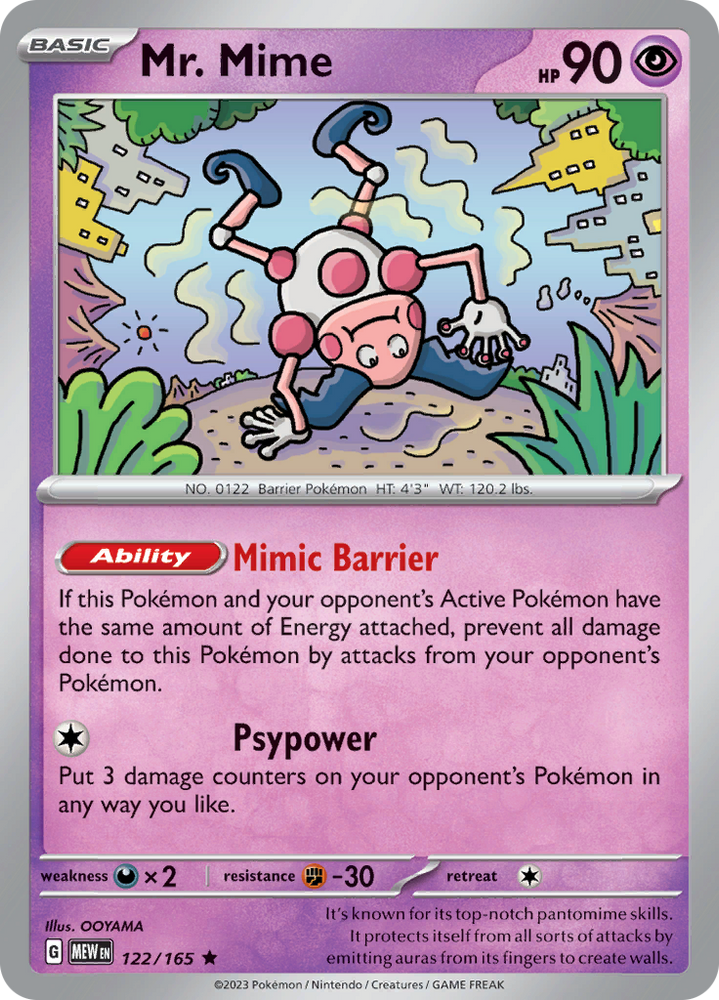 Mr. Mime (122/165) [Scarlet & Violet 151]