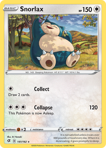 Snorlax (141/192) [Sword & Shield: Rebel Clash]