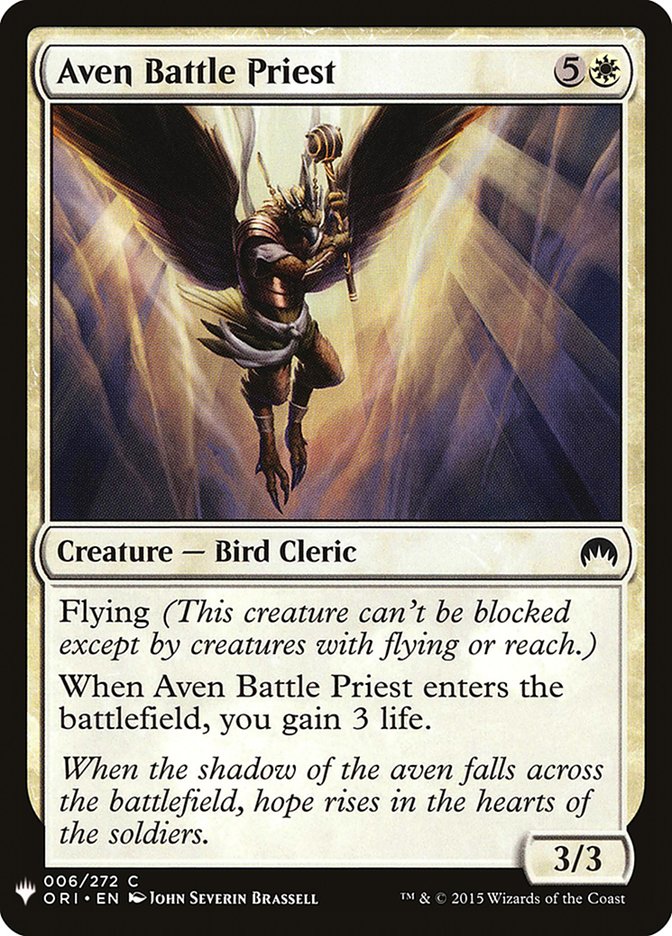 Aven Battle Priest [Mystery Booster]