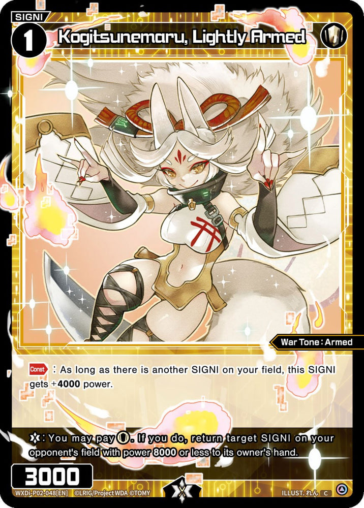 Kogitsunemaru, Lightly Armed (WXDi-P02-048) [Changing Diva]