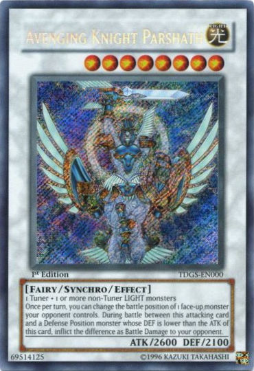 Avenging Knight Parshath [TDGS-EN000] Secret Rare