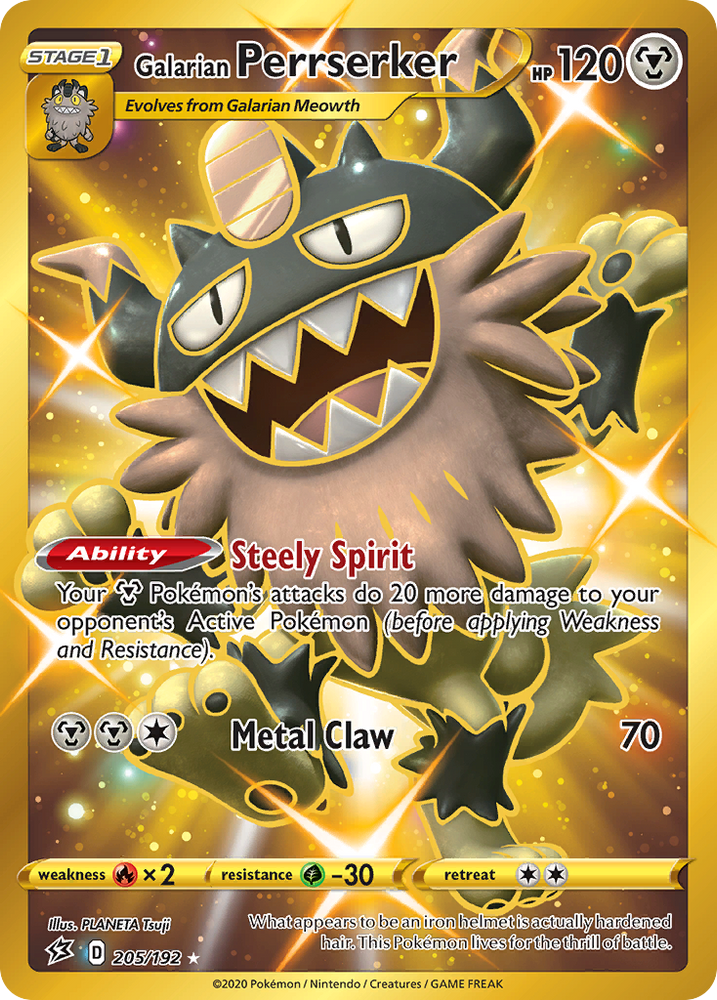 Galarian Perrserker (205/192) [Sword & Shield: Rebel Clash]