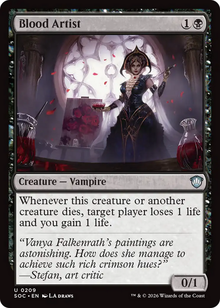 Blood Artist [Secrets of Strixhaven Commander]