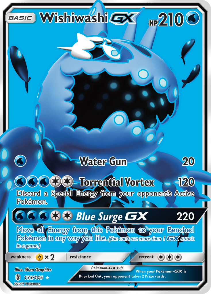 Wishiwashi GX (133/145) [Sun & Moon: Guardians Rising]