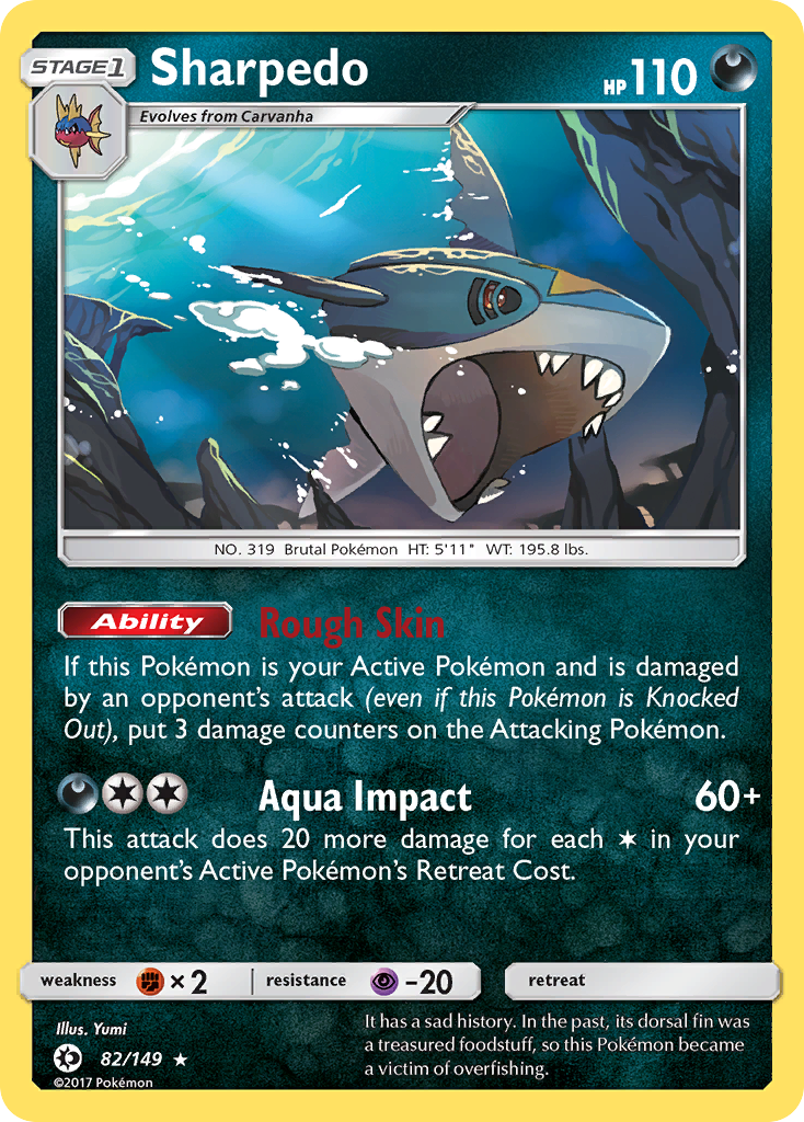 Sharpedo (82/149) [Sun & Moon: Base Set]