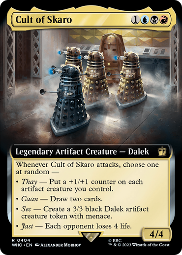 dalek mtg cards Davros, Creator #192 Prices | Magic Doctor Who At the beginning of combat on your turn Genesis of the Daleks |