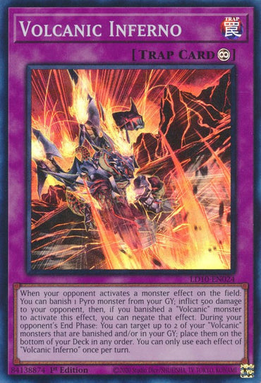 Volcanic Inferno [LD10-EN024] Super Rare