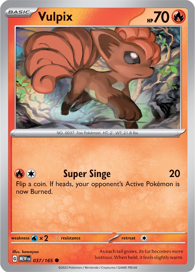 Vulpix (037/165) [Scarlet & Violet 151]