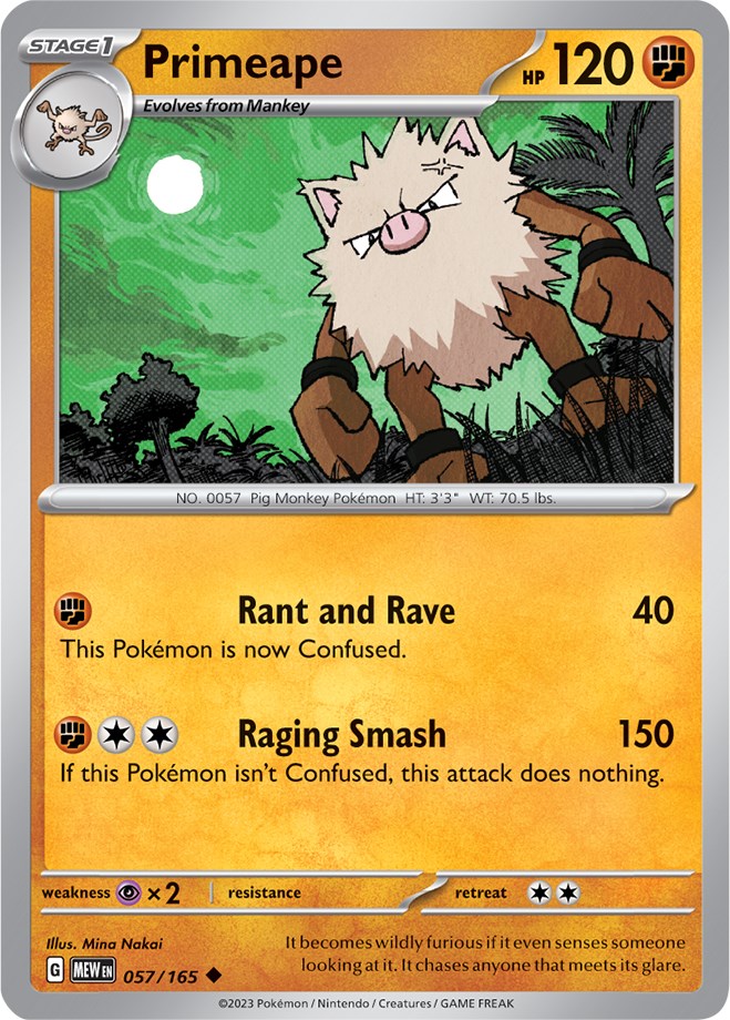 Primeape (057/165) [Scarlet & Violet 151]