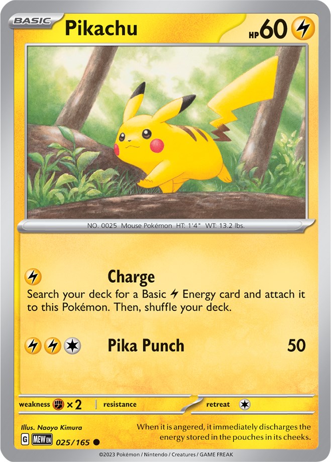 Pikachu (025/165) [Scarlet & Violet 151]