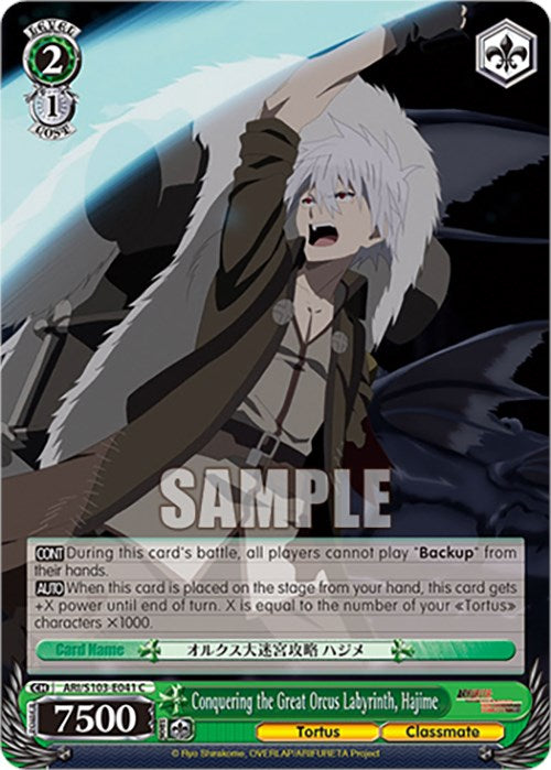 Conquering the Great Orcus Labyrinth, Hajime (ARI/S103-E041 C) [Arifur