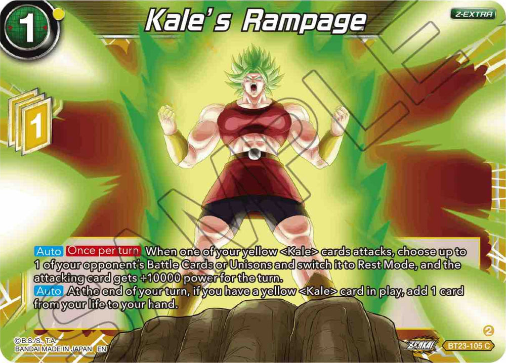 dragon ball super card game kale & Caulifla // Kefla, Potara-Fusion Dilemma (BT23-100) [Perfect Co Black Swamp Games Mint / near mint condition trading card Super Rere cards!! - STRATEGY
