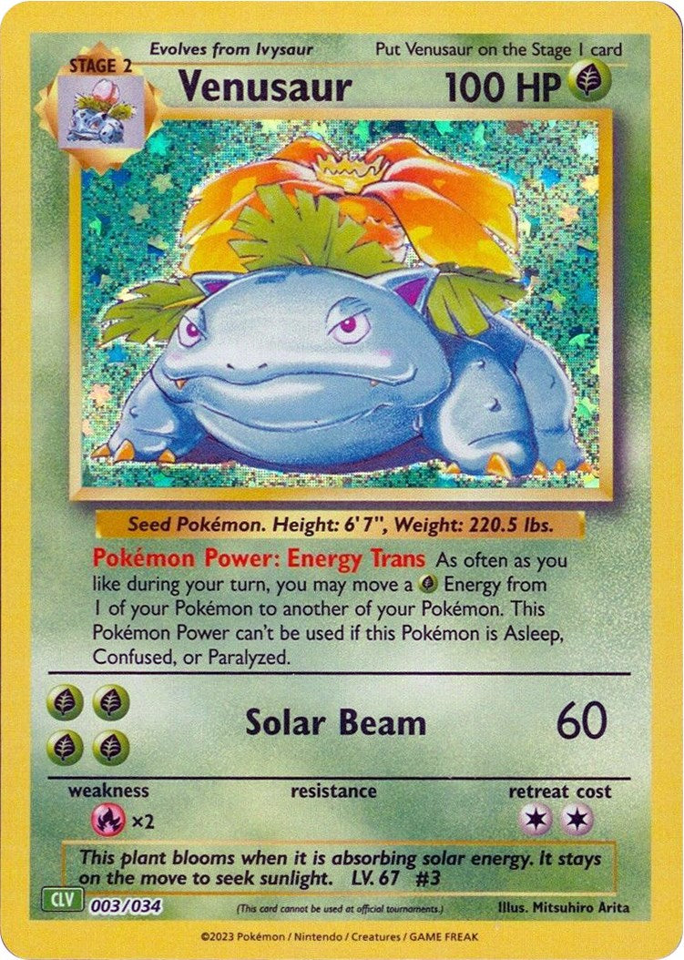 Venusaur [Trading Card Game Classic]