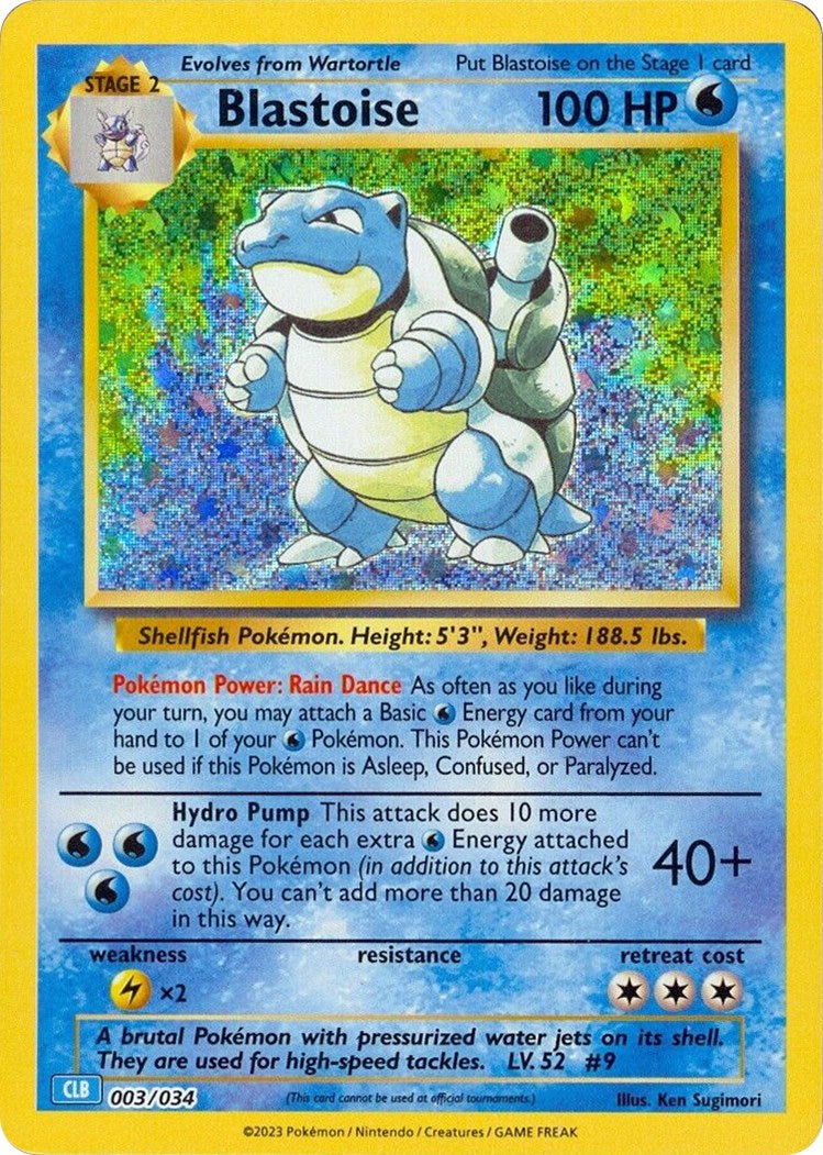 Blastoise [Trading Card Game Classic]