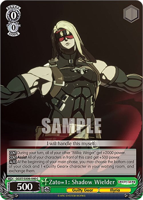 Zato=1: Shadow Wielder (GGST/SX06-040 C) [Guilty Gear -Strive-]