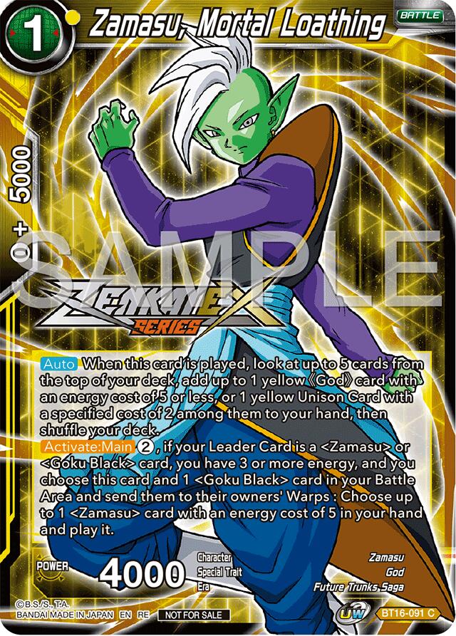 Zamasu, Mortal Loathing (Event Pack 15) (BT16-091) [Promotion Cards]