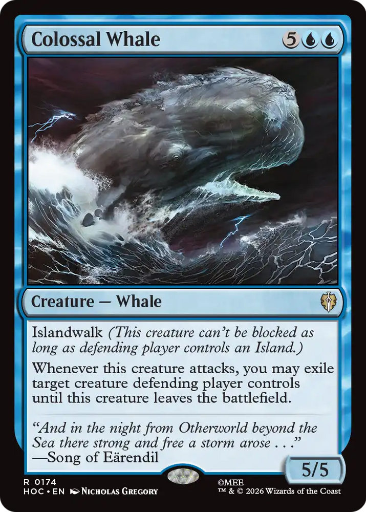 Colossal Whale [The Hobbit: Eternal-Legal]