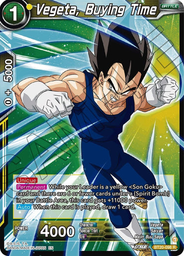 Vegeta, Buying Time (BT20-098) [Power Absorbed]