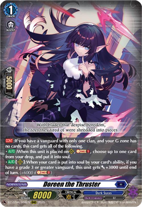 Doreen the Thruster (DZ-BT06/008EN) [Generation Dragenesis]