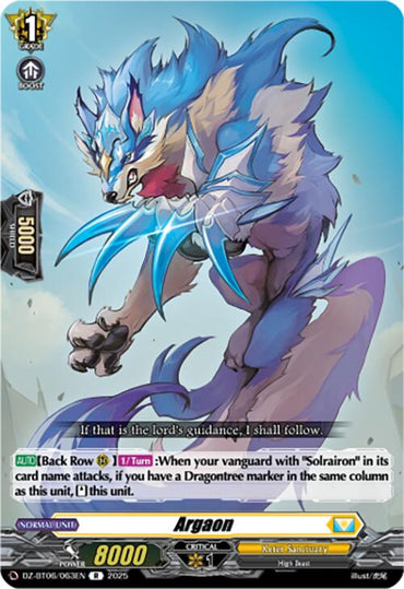 Argaon (DZ-BT06/063EN) [Generation Dragenesis]