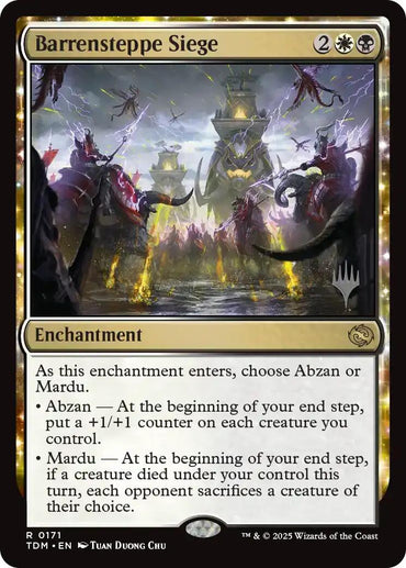 Barrensteppe Siege (Promo Pack) [Tarkir: Dragonstorm Promos]