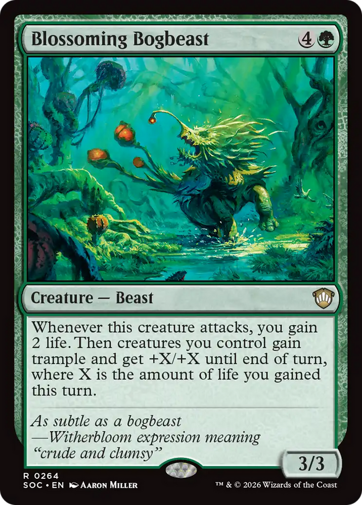 Blossoming Bogbeast [Secrets of Strixhaven Commander]