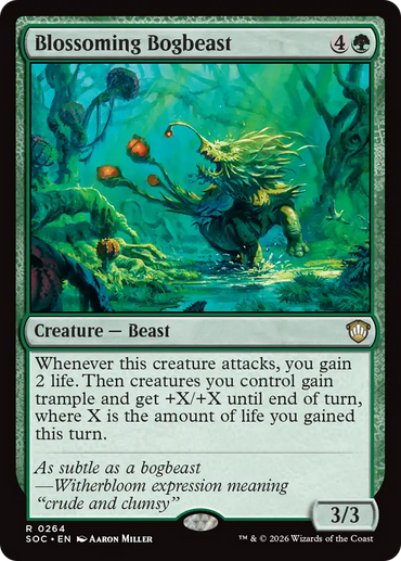 Blossoming Bogbeast [Secrets of Strixhaven Commander]