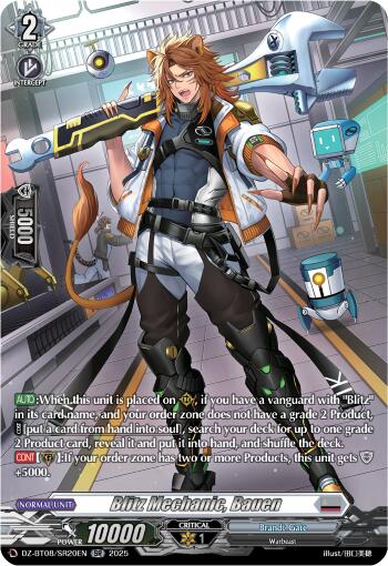 Blitz Mechnanic, Bauen (DZ-BT08/SR20EN) [Knights 0f Rebirth]