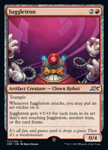 clown card mtg Robot Token (002) // Storm Crow Token - Foil - Magic: The Gathering Singles Special Editions Unfinity For each even result Magic The Gathering - Unfinity