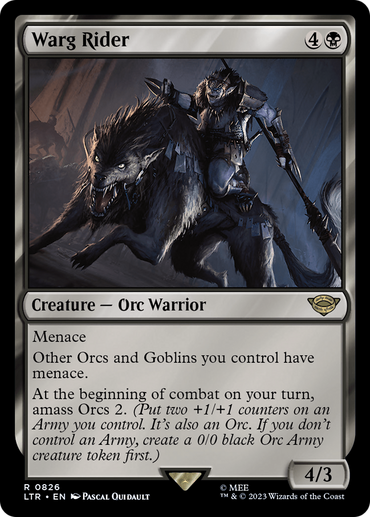 orc cards mtg Elite Amass Deck - Sauron - Grixis Red Blue Black - LOTR Lord of The Rings - Modern Legal - Custom Built - Magic The Gathering - Supertype: Legendary, Subtype: Orc, 18