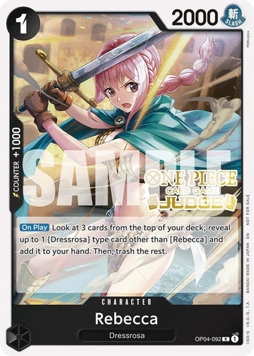 Rebecca (Judge Pack Vol. 6) [One Piece Promotion Cards]