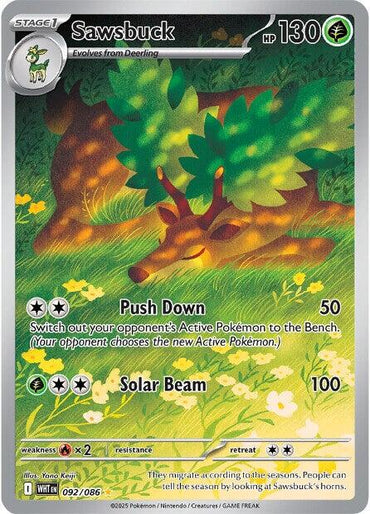 Sawsbuck (092/086) [Scarlet & Violet: White Flare]