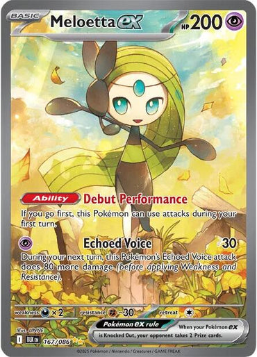 Meloetta ex (167/086) [Scarlet & Violet: Black Bolt]