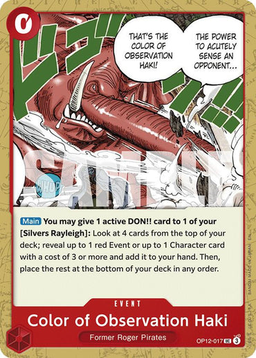 Color of Observation Haki [Legacy of the Master]