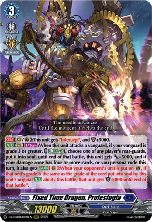 Fixed Time Dragon, Proieslogia (DZ-SS08/009EN) [Festival Booster 2025]