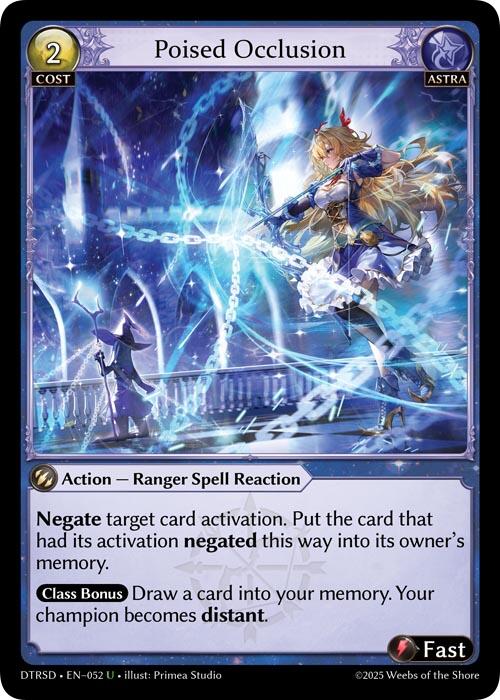Poised Occlusion (52) [Distorted Reflections Starter Decks]