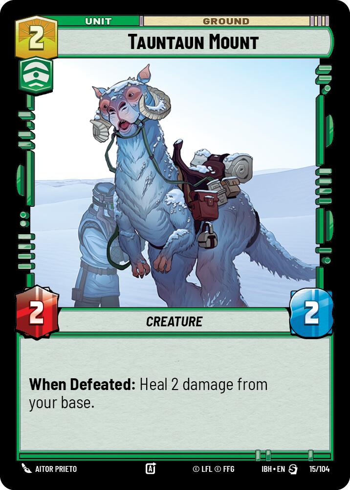 Tauntaun Mount (15/104) (15/104) [Intro Battle: Hoth]