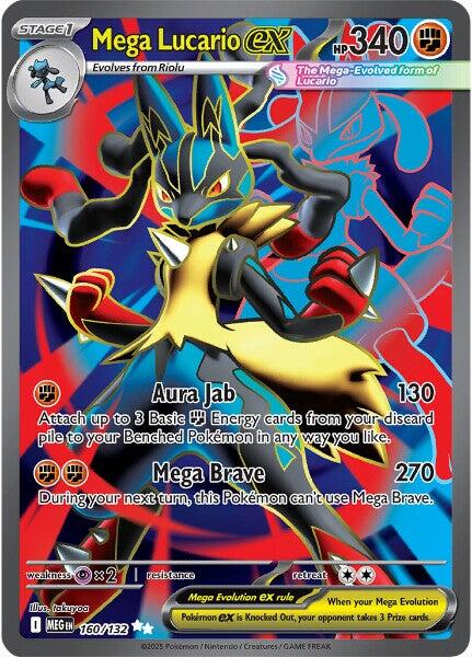 Mega Lucario ex (160/132) [Mega Evolutions: Base Set]