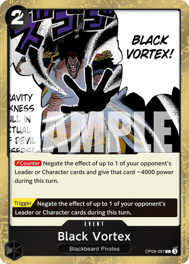 Black Vortex (Pirate Foil) [Premium Booster -The Best- Vol. 2]