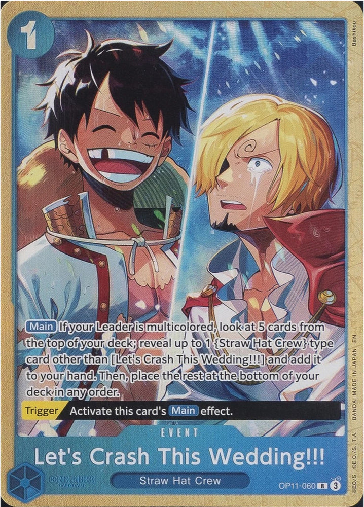 Let's Crash This Wedding!!! [One Piece Promotion Cards]