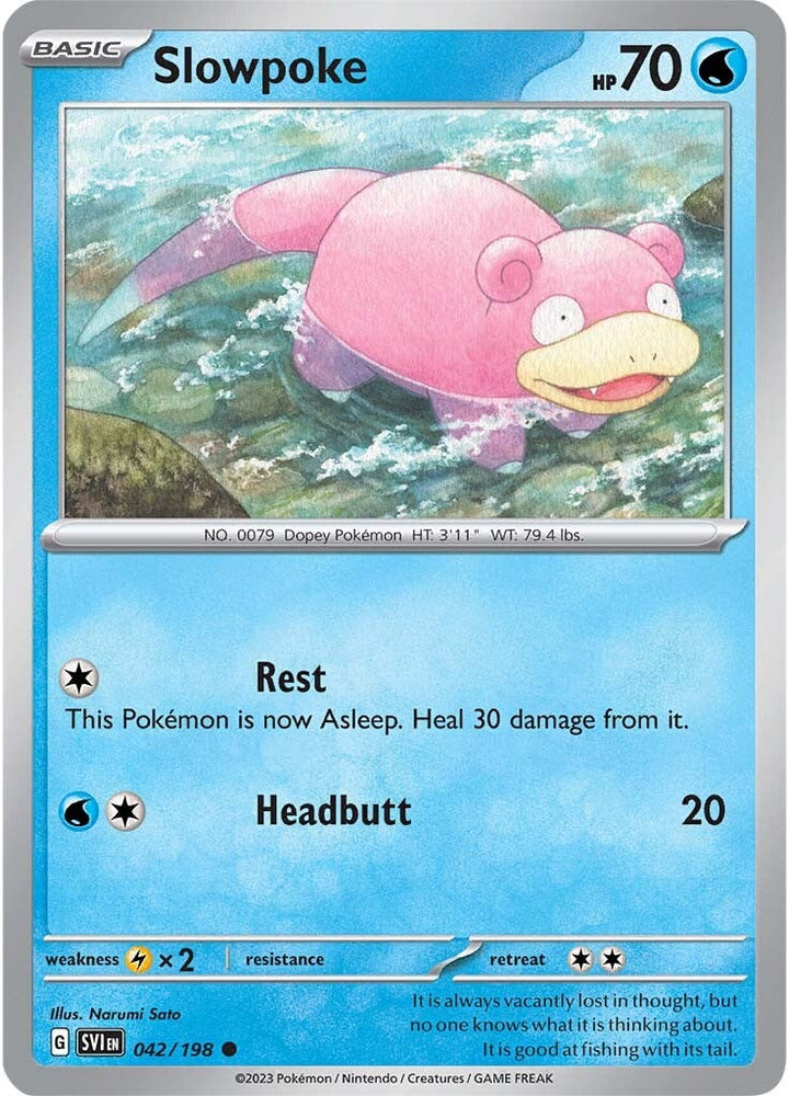 Slowpoke (042/198) [Scarlet & Violet: Base Set]