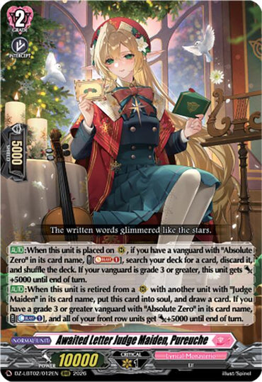 Awaited Letter Judge Maiden, Pureuche (DZ-LBT02/012EN) [Lyrical Monasterio Season of Wonders]
