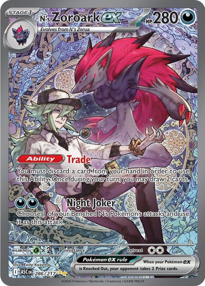 pokemon card zoroark Lost Origin Hisuian VSTAR #147/196 discard this Pokemon and all attached cards Hisuian Zoroark VSTAR GG56/GG70 -